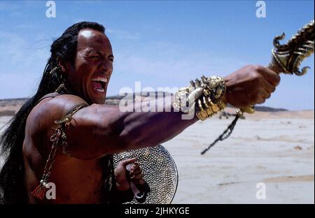 DWAYNE "The Rock" Johnson, die MUMIE KEHRT ZURÜCK, 2001 Stockfoto