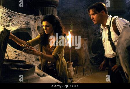 RACHEL WEISZ, Brendan Fraser, die MUMIE KEHRT ZURÜCK, 2001 Stockfoto
