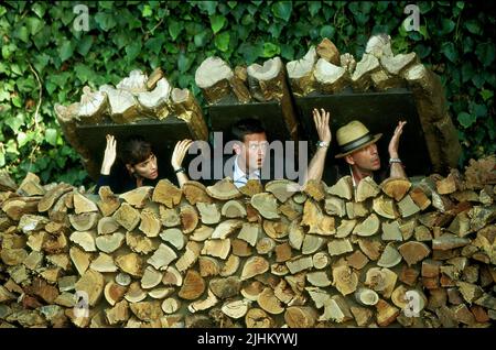 AMANDA PEET, Matthew Perry, Bruce Willis, DIE GANZE 10 Yards, 2004 Stockfoto