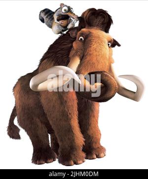 SCRAT, MANNY, EISZEIT: Die KERNSCHMELZE, 2006 Stockfoto