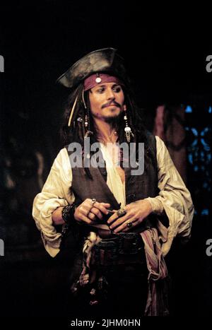 JOHNNY DEPP, PIRATEN DER KARIBISCHEN MEERE: Dead Man's Chest, 2006 Stockfoto