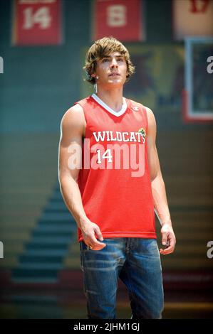 ZAC EFRON, HIGH SCHOOL MUSICAL 3: SENIORENJAHR, 2008 Stockfoto