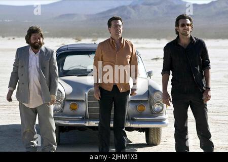 ZACH GALIFIANAKIS, ED HELMS, Bradley Cooper, den Kater, 2009 Stockfoto