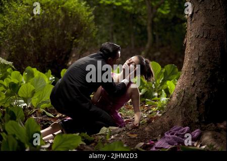 ANTONIO BANDERAS, BLANCA SUAREZ, die Haut, die ich in 2011 LIVE Stockfoto