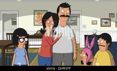 TINA, Linda, BOB, Louise, Gen, Bob's Burger, 2011 Stockfoto