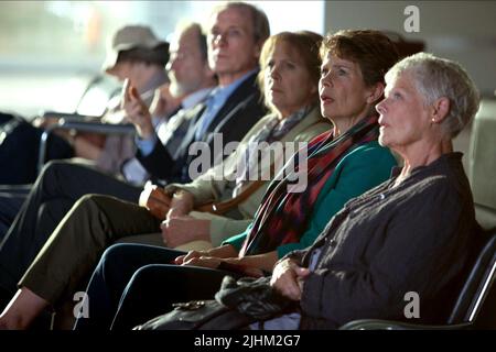 BILL NIGHY, PENELOPE WILTON, Celia Imrie, Judi Dench, DIE BESTEN EXOTISCHEN MARIGOLD HOTEL, 2011 Stockfoto