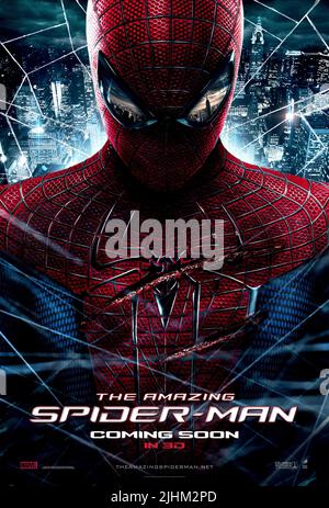 ANDREW GARFIELD POSTER, DIE AMAZING SPIDER-MAN, 2012 Stockfoto