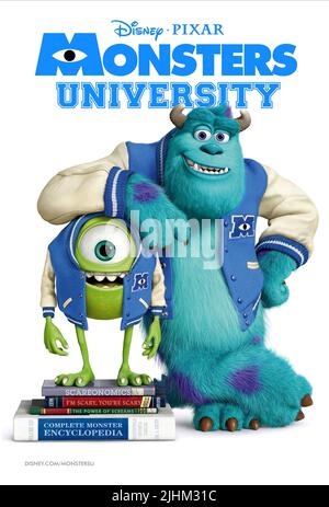 MIKE WAZOWSKI, SULLEY POSTER, Monstern, Universität, 2013 Stockfoto