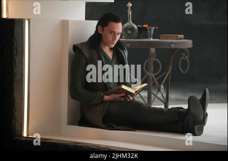 TOM HIDDLESTON, THOR: die dunkle Welt, 2013 Stockfoto