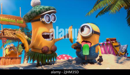 MINONS, DESPICABLE ME2, 2013 Stockfoto