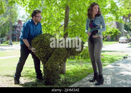 SETH ROGEN, Rose Byrne, schlechte Nachbarn, 2014 Stockfoto