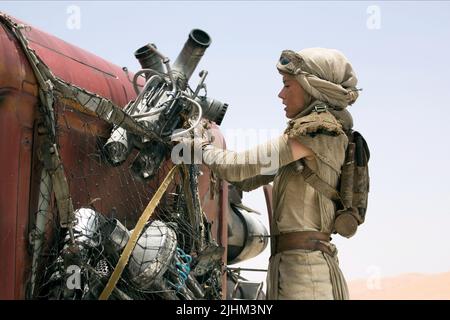 DAISY RIDLEY, Star Wars: Episode VII - Die weckt, 2015 KRAFT Stockfoto