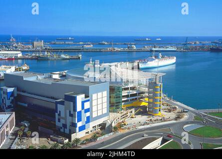 Santa Catalina Dock. Hafen, Las Palmas de Gran Canaria, Gran Canaria, Kanarische Inseln, Spanien. Stockfoto