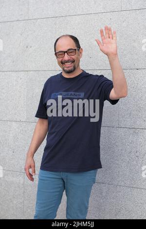 Madrid, Spanien. 19.. Juli 2022. Jordi Sanchez nimmt an der Fotozelle „Hollyblood“ im Hotel Urso in Madrid Teil. (Foto: Atilano Garcia/SOPA Images/Sipa USA) Quelle: SIPA USA/Alamy Live News Stockfoto