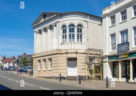 Lutterworth Town Hall, High Street, Lutterworth, Leicestershire, England, Vereinigtes Königreich Stockfoto