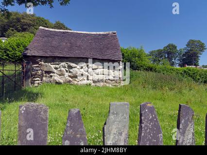 CAE Adda byre, St Fagans National Museum of History, Cardiff. Sommer 2022. Juli Stockfoto