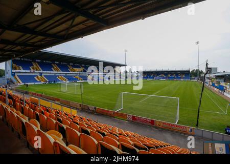 Mansfield, Großbritannien. 19.. Juli 2022. Allgemeine Innenansicht von One Call Stadium, Heimstadion der Mansfield Town in Mansfield, Großbritannien am 7/19/2022. (Foto von Ben Early/News Images/Sipa USA) Quelle: SIPA USA/Alamy Live News Stockfoto