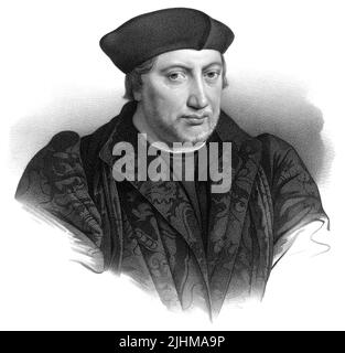 Johannes Calvin (1509 - 1564) war ein französischer evangelischer Theologe, Pfarrer und Reformator in Genf in der Schweiz während der protestantischen Reformation. Seine Sicht der christlichen Theologie, später als Calvinismus bekannt geworden. Stockfoto