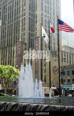 Radio City Music Hall, Rockefeller Center, Manhattan, New York City (NYC), State of New York, USA, Nordamerika Stockfoto
