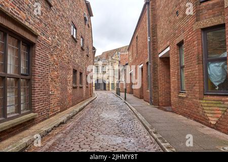 Szene in Kings Lynn, Norfolk, Großbritannien Stockfoto