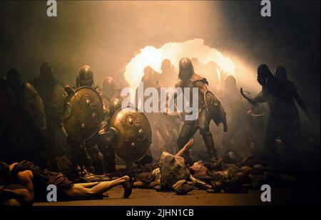 KAMPFSZENE, UNORTALS, 2011 Stockfoto