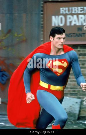 CHRISTOPHER REEVE, Superman II, 1980 Stockfoto