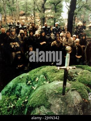 DAS SCHWERT IM STEIN, EXCALIBUR, 1981 Stockfoto