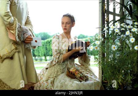 UMA THURMAN, Gefährliche Liebschaften, 1988 Stockfoto