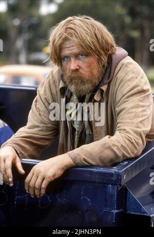 NICK NOLTE, NACH UNTEN UND NACH AUSSEN IN DEN BEVERLY HILLS, 1986 Stockfoto