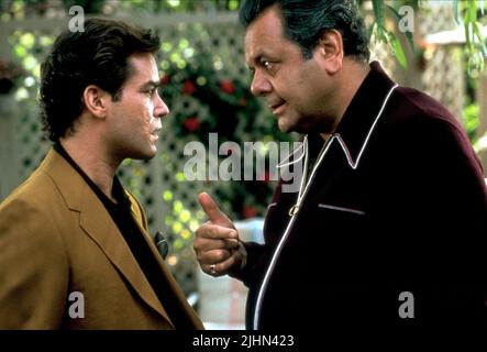 RAY LIOTTA, Paul Sorvino, GOODFELLAS, 1990 Stockfoto