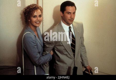 CHARLIZE THERON, Keanu Reeves, The Devil's Advocate, 1997 Stockfoto