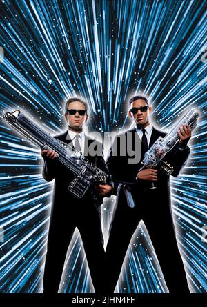 TOMMY LEE JONES, Will Smith, MEN IN BLACK, 1997 Stockfoto