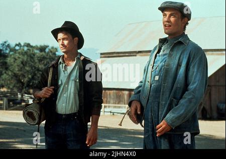 GARY SINISE, JOHN MALKOVICH, Von Mäusen und Menschen, 1992 Stockfoto