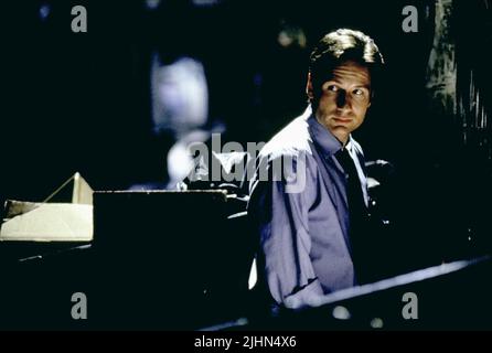 DAVID DUCHOVNY, DER X-Dateien, 1998 Stockfoto