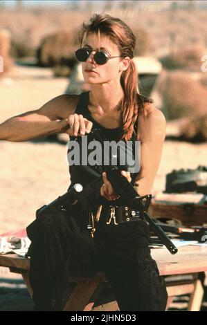 LINDA HAMILTON in Terminator 2: Judgment Day, 1991 Stockfoto