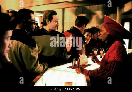 LEVAR BURTON, Brent Spiner, Whoopi Goldberg, Star Trek: Treffen der Generationen, 1994 Stockfoto