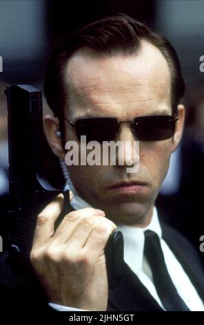 HUGO WEAVING, DIE MATRIX, 1999 Stockfoto