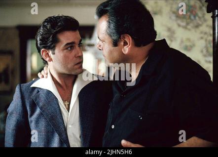 RAY LIOTTA, Paul Sorvino, GOODFELLAS, 1990 Stockfoto