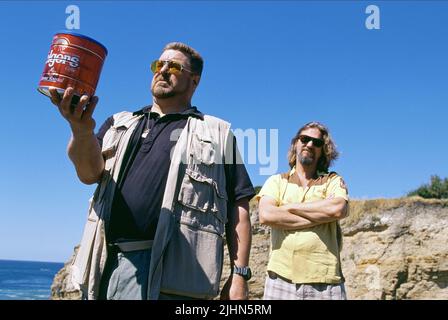 JOHN GOODMAN, Jeff Bridges, THE BIG LEBOWSKI, 1998 Stockfoto