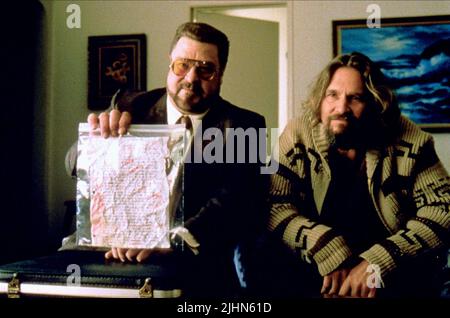 JOHN GOODMAN, Jeff Bridges, THE BIG LEBOWSKI, 1998 Stockfoto