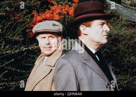 EDWARD HARDWICKE, Jeremy Brett, SHERLOCK HOLMES, 1992 Stockfoto