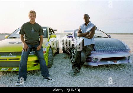 PAUL WALKER, Tyrese Gibson, 2 fast 2 furious, 2003 Stockfoto