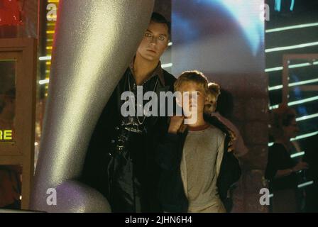 JUDE LAW, Haley Joel Osment, A.I. KÜNSTLICHE INTELLIGENZ, 2001 Stockfoto