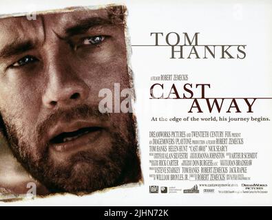 TOM HANKS, Cast Away, 2000 Stockfoto
