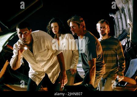 MATTHEW FOX, Evangeline Lilly, Josh Holloway, Dominic Monaghan, LOST: Season 1, 2004 Stockfoto