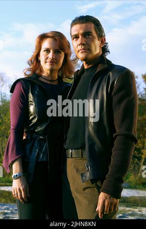 CARLA GUGINO, Antonio Banderas, Spy Kids 2: Die Insel der verlorenen Träume, 2002 Stockfoto