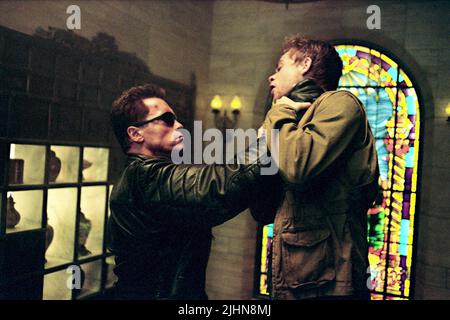 ARNOLD SCHWARZENEGGER, NICK STAHL, Terminator 3: REBELLION DER MASCHINEN 2003 Stockfoto