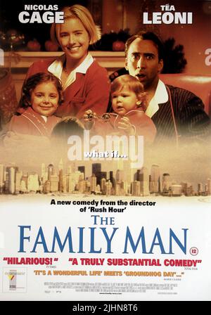 TEA LEONI, NICOLAS CAGE, MAKENZIE VEGA POSTER, DIE FAMILIE MANN, 2000 Stockfoto