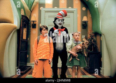 SPENCER BRESLIN, Mike Myers, Dakota Fanning, die Katze im Hut, 2003 Stockfoto