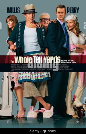 AMANDA PEET, Bruce Willis, Kevin Pollack, Matthew Perry, Natasha Henstridge, DIE GANZE 10 Yards, 2004 Stockfoto